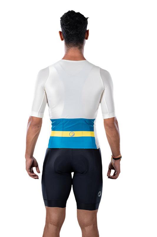 Apace Unisex Cycling Jersey (Ivory) - BUMSONTHESADDLE
