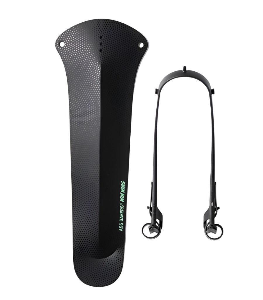 Ass Saver Win Wing 2 Gravel 60mm Fender (Black Dots) - BUMSONTHESADDLE