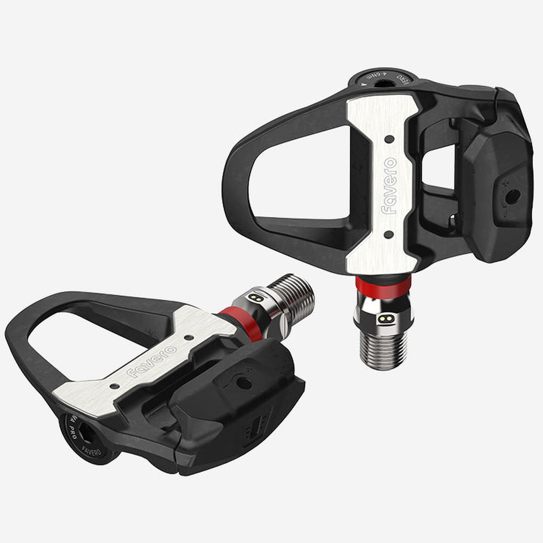 Favero Assioma PRO RS-2 dual-sided power meter pedals with SPD-SL cleats
