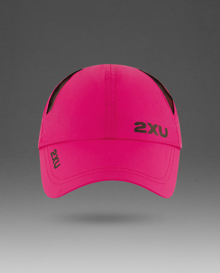 2XU UQ5685F Run Cap (Fuchsia/Black)
