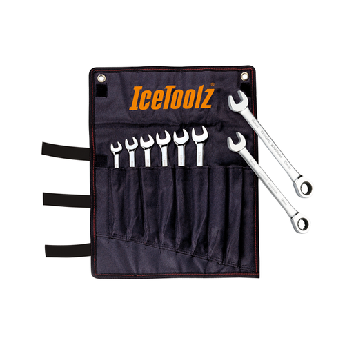 IceToolz Combination Ratchet Wrench set
