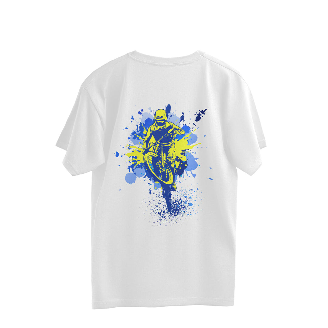 Sport Canvas Splash Oversized Unisex T-Shirt
