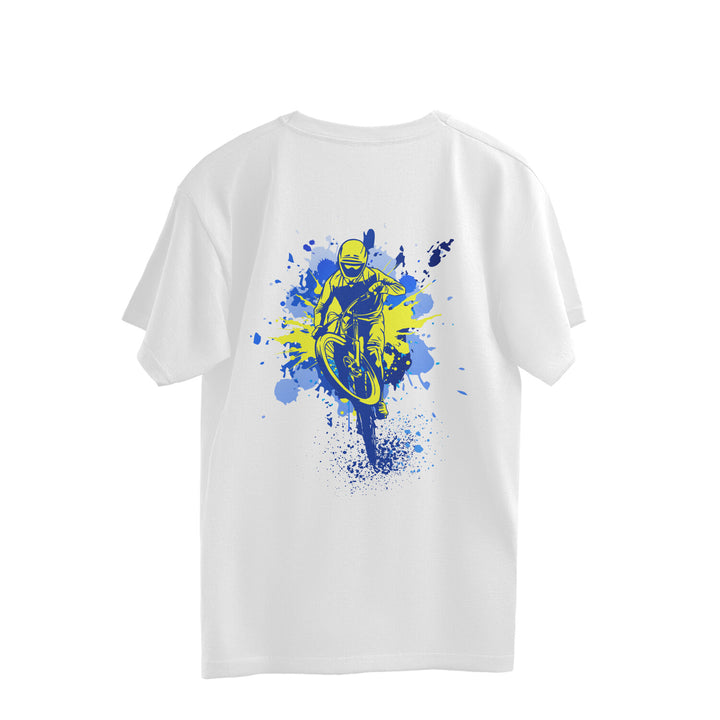 Sport Canvas Splash Oversized Unisex T-Shirt