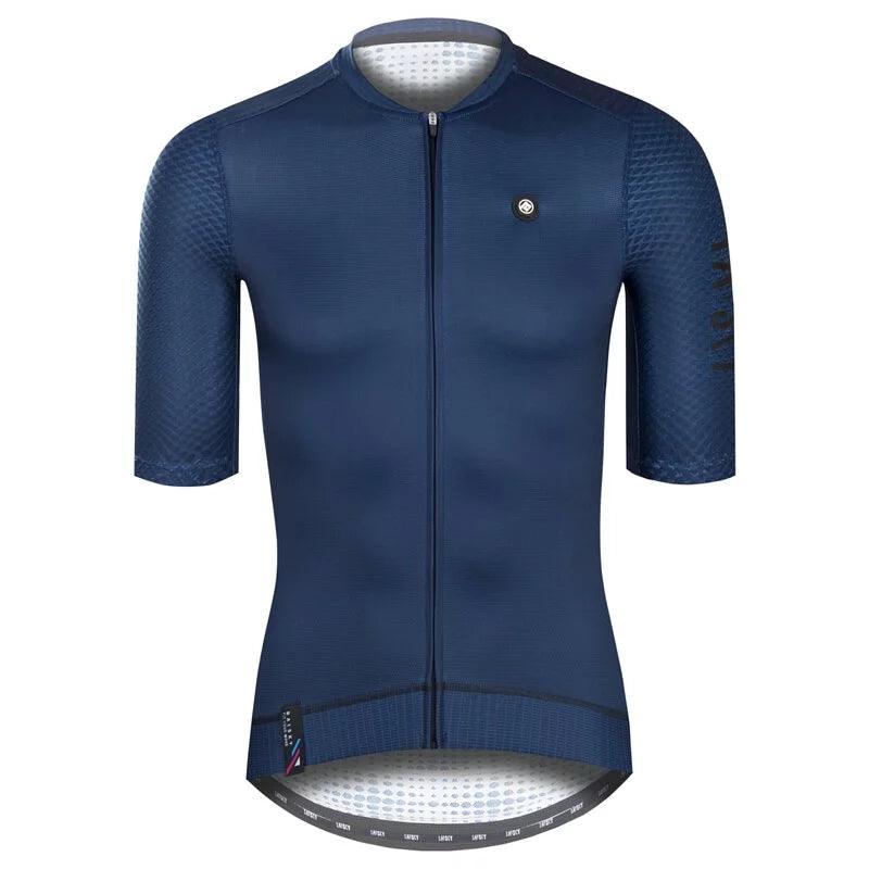 Baisky Short Men Cycling Jersey-(Purity Dark Blue) - BUMSONTHESADDLE