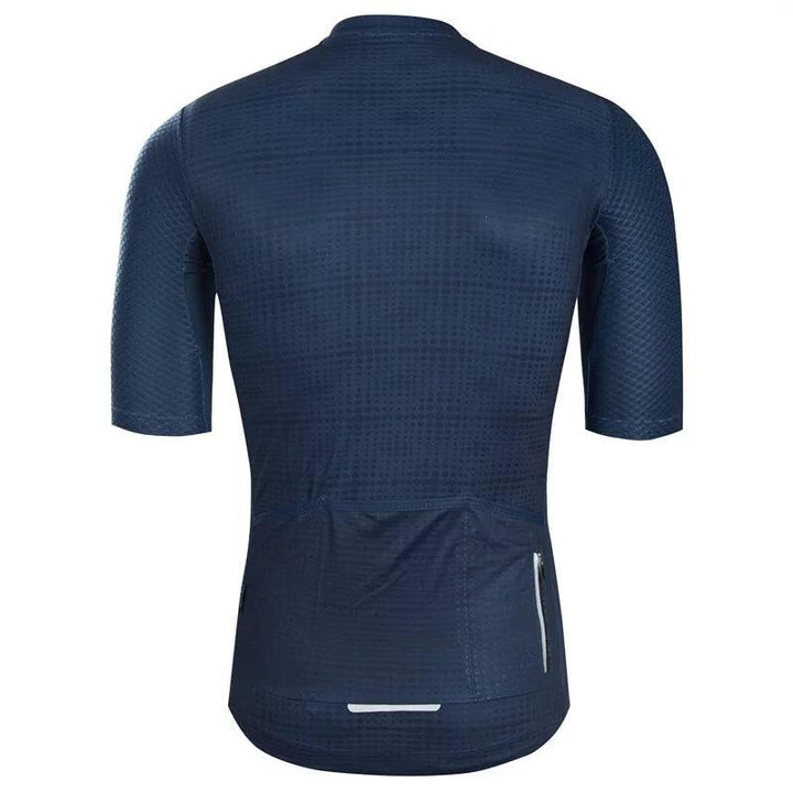 Baisky Short Men Cycling Jersey-(Purity Dark Blue) - BUMSONTHESADDLE