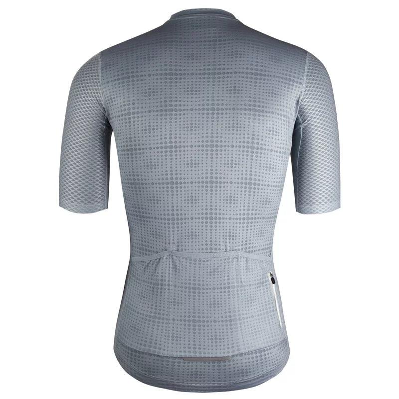 Baisky Short Men Cycling Jersey-(Purity Grey) - BUMSONTHESADDLE
