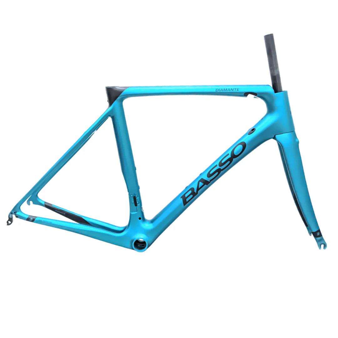 Basso Diamante Disc Frameset (Electric Blue) - BUMSONTHESADDLE
