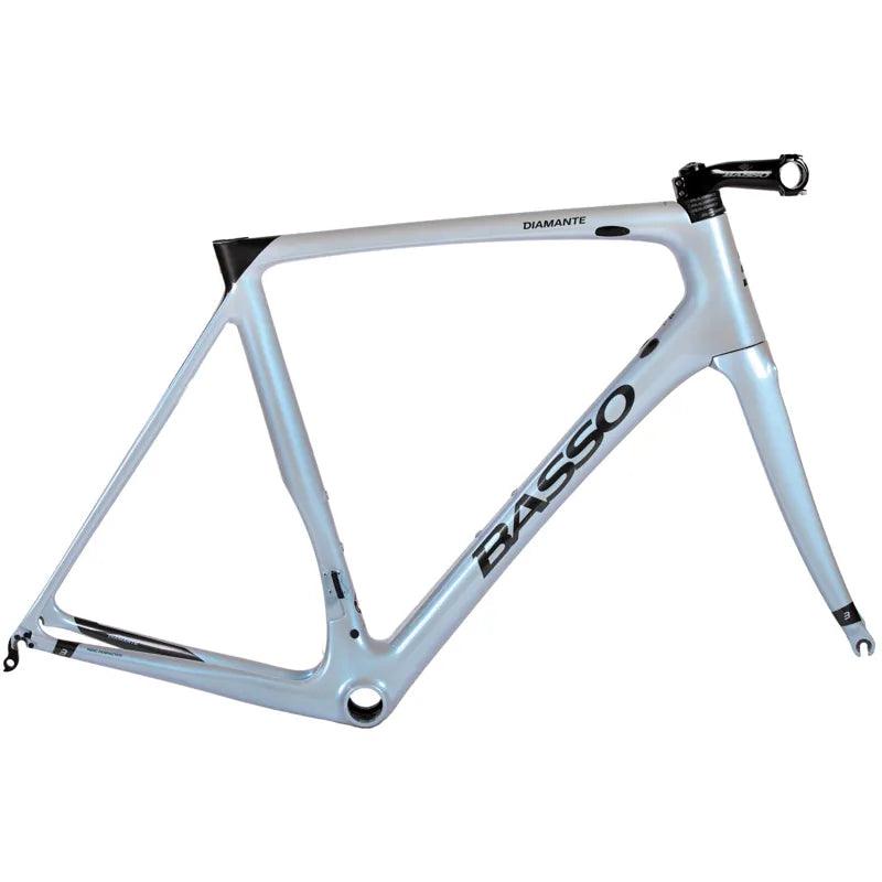 Basso Diamante Disc Frameset (Opal White) - BUMSONTHESADDLE