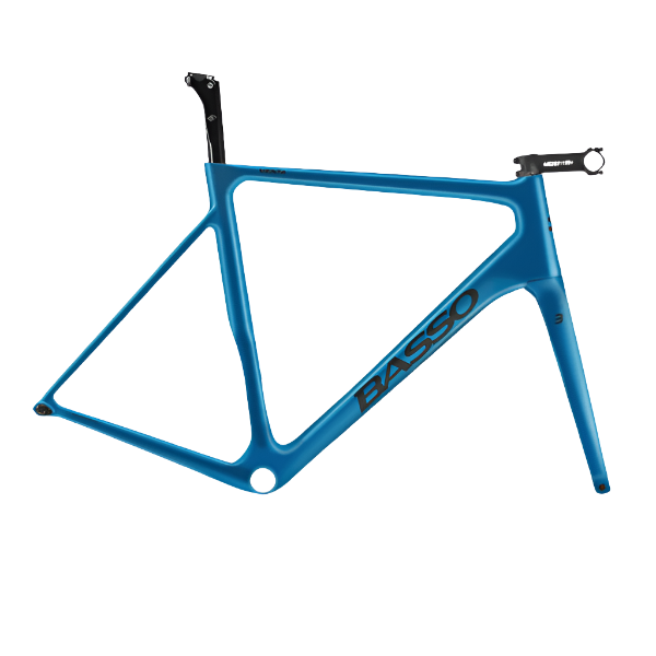 Basso Venta Disc Frameset (Sea Blue) - BUMSONTHESADDLE