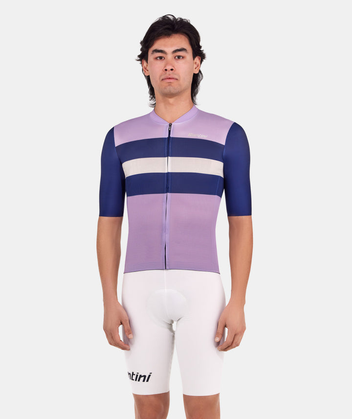 Santini Bengal Unisex Cycling Jersey (Navy Blue)