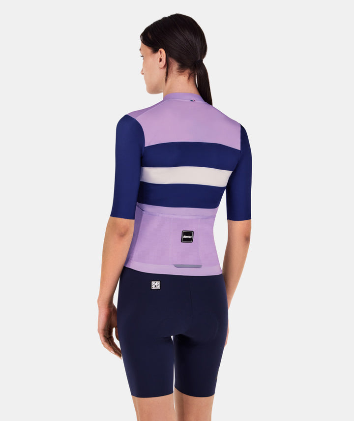 Santini Bengal Unisex Cycling Jersey (Navy Blue)