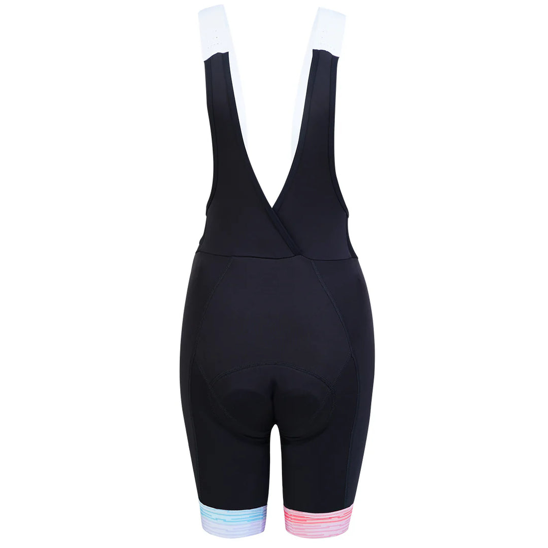 Heini Stelvio 507 Women's Cycling Bib Shorts (Black/White)