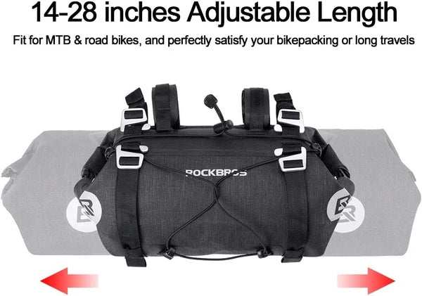 Rockbros Bikepacking Handlebar Bag (Black)