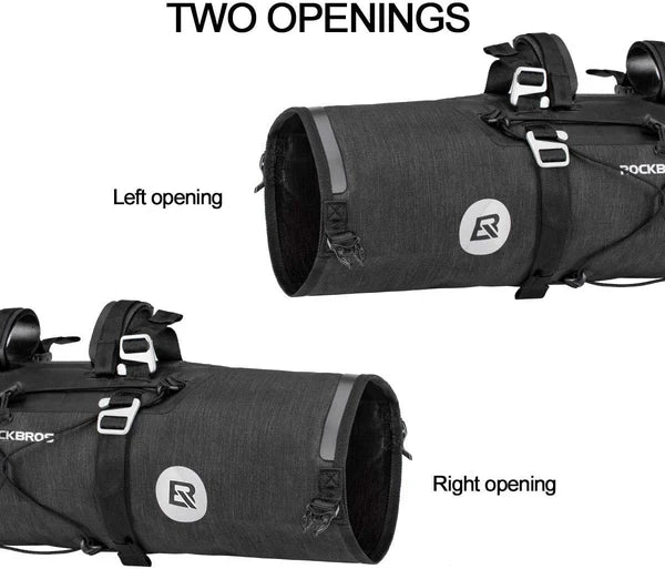 Rockbros Bikepacking Handlebar Bag (Black)