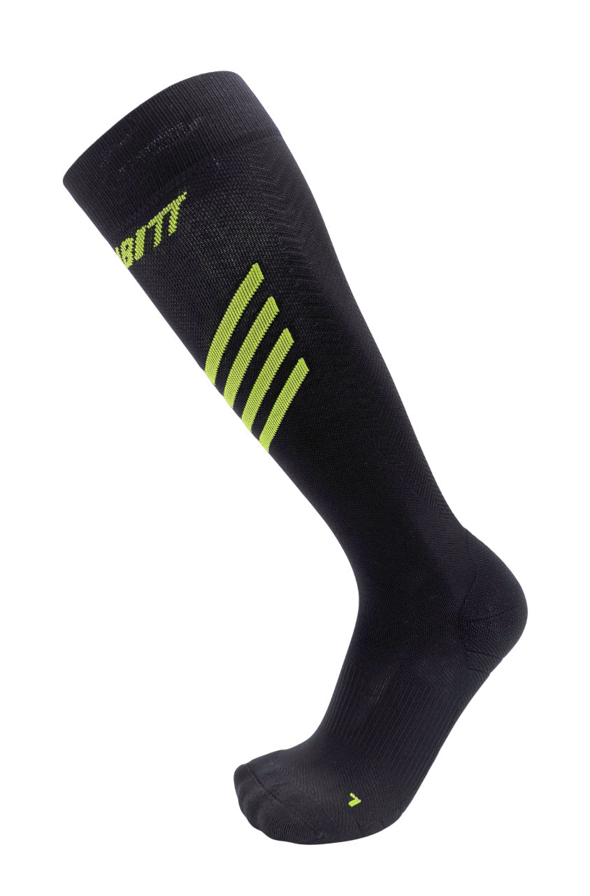 Gambitt Endurance Tall Unisex Compression Socks (Black/Green)