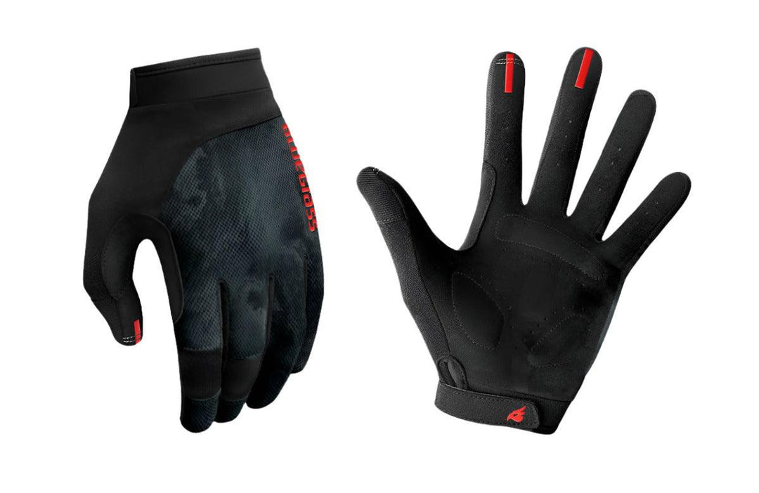 Bluegrass React Unisex Cycling Gloves (Black) - BUMSONTHESADDLE