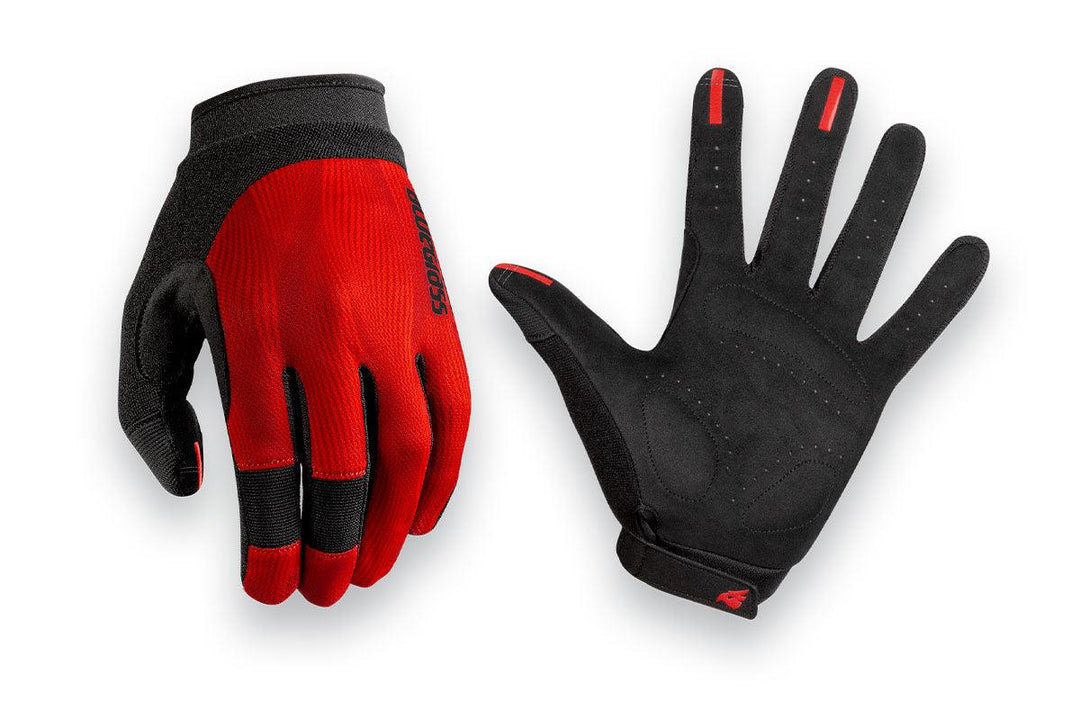 Bluegrass React Unisex Cycling Gloves (Red) - BUMSONTHESADDLE
