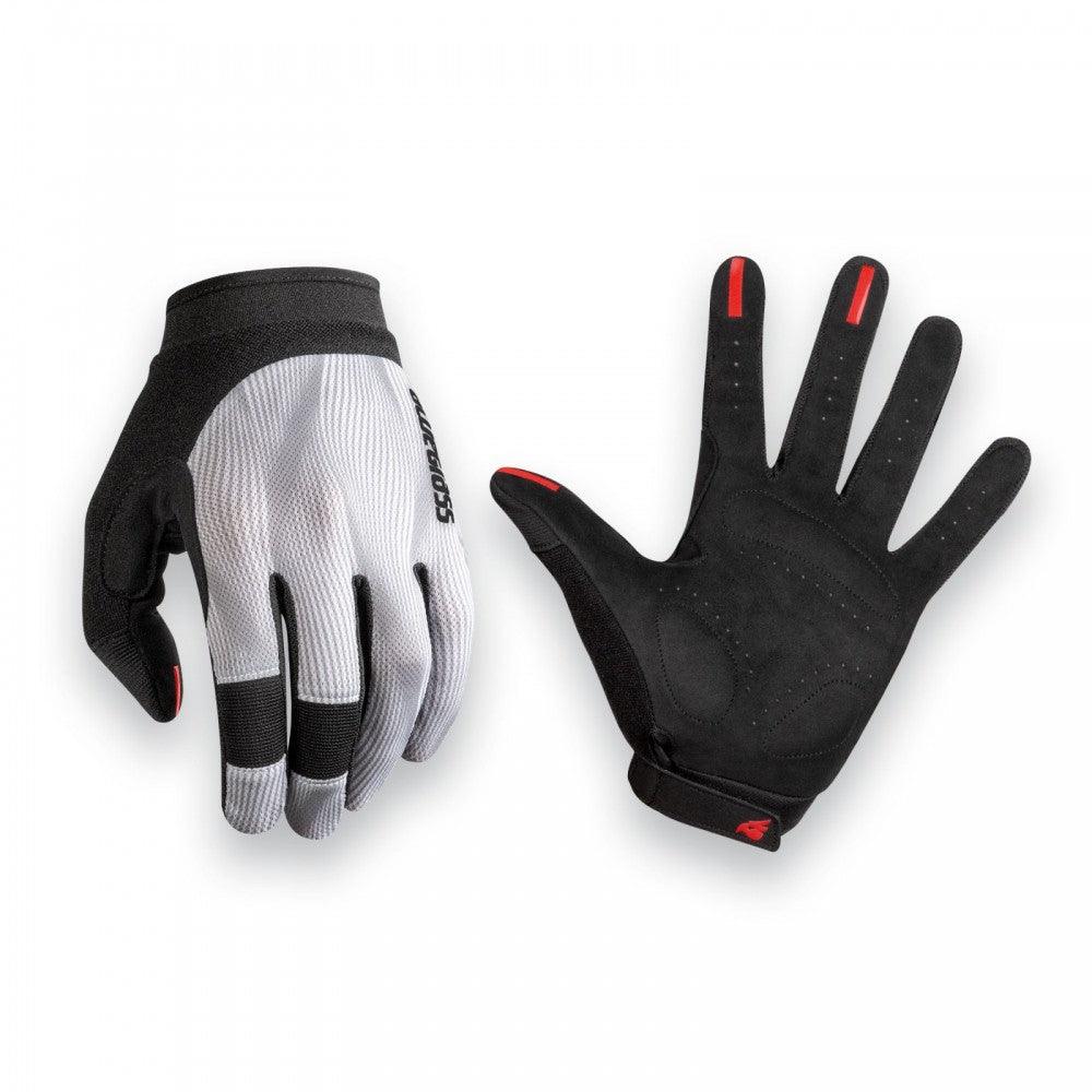 Bluegrass React Unisex Cycling Gloves (White) - BUMSONTHESADDLE