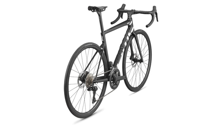 BMC Teammachine SLR TWO Gen 5 Black road bike, cockpit and Shimano 105 Di2 detail