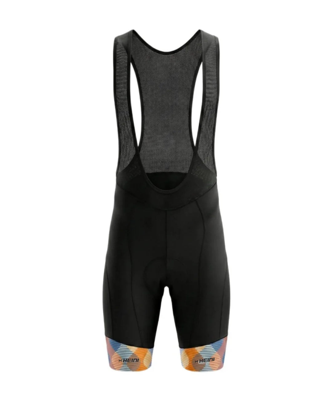 Heini Bozen 592 Men's Cycling Bib Shorts (Black/Print)