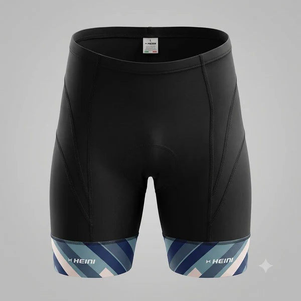 Heini Bozen 651 Men's Cycling Shorts (Black/Print)