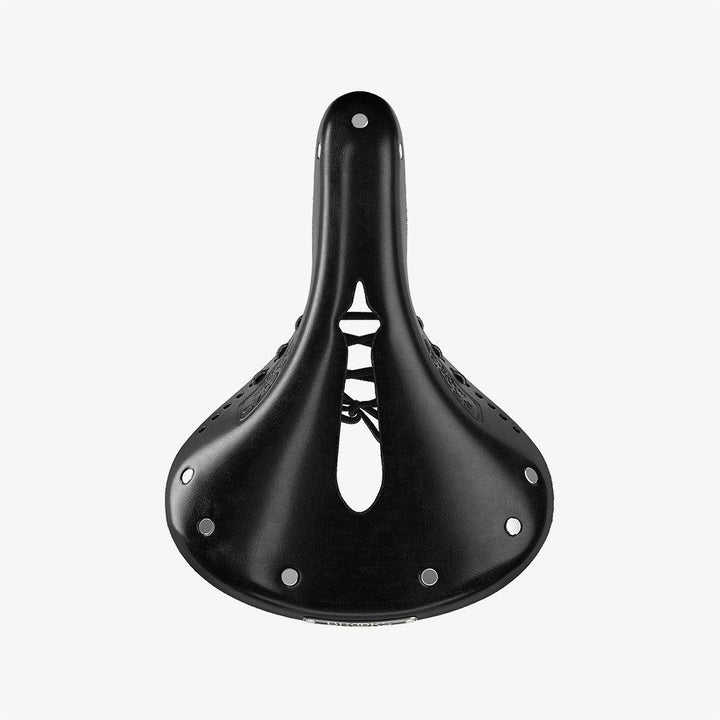 Brooks B17 Carved Short Saddle (Black) - BUMSONTHESADDLE