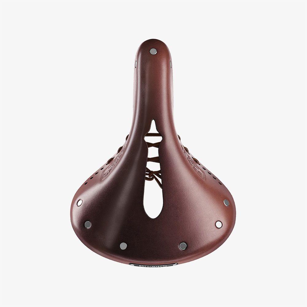 Brooks B17 Carved Short Saddle (Brown) - BUMSONTHESADDLE