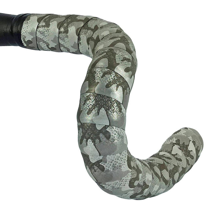 BTP HP Reflective Bar Tape (Camo CRS Grey) - BUMSONTHESADDLE
