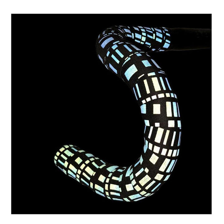 BTP Reflective Bartape (Black/Square) - BUMSONTHESADDLE
