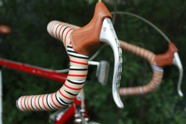 BTP Woven Bartape (Berry Brown/Black) - BUMSONTHESADDLE