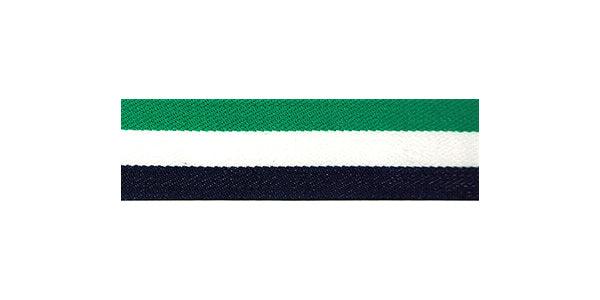 BTP Woven Bartape (Grassy White/Green) - BUMSONTHESADDLE
