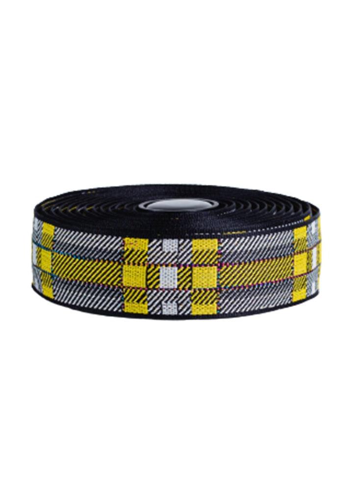 BTP Woven Bartape (Tartan Yellow) - BUMSONTHESADDLE