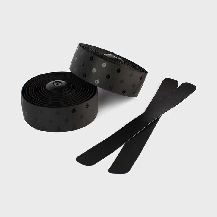 Burgh Wattbombs Stealth Bar Tape (Black/Gloss) - BUMSONTHESADDLE