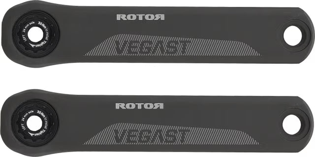 Rotor Vegast 24 Crankarm (Black)
