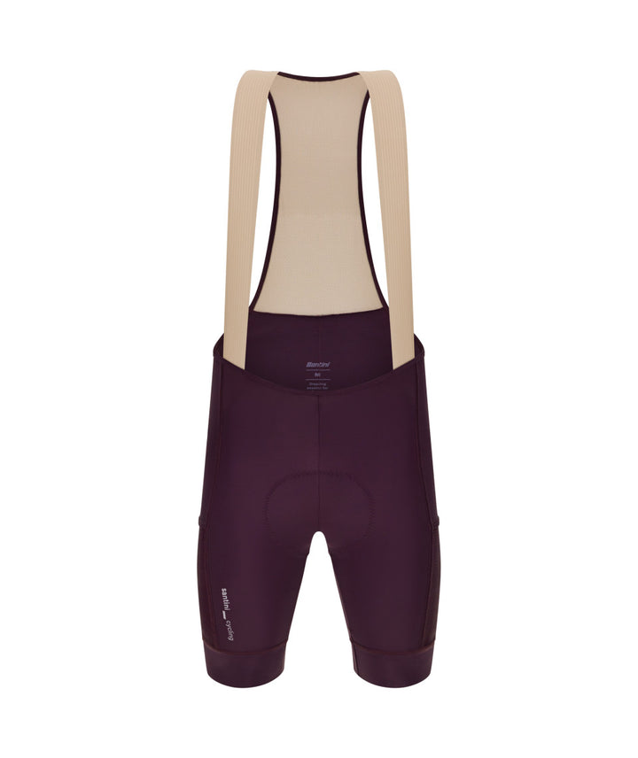 Santini Cargo Men's Cycling Bibshorts (Burgundy)