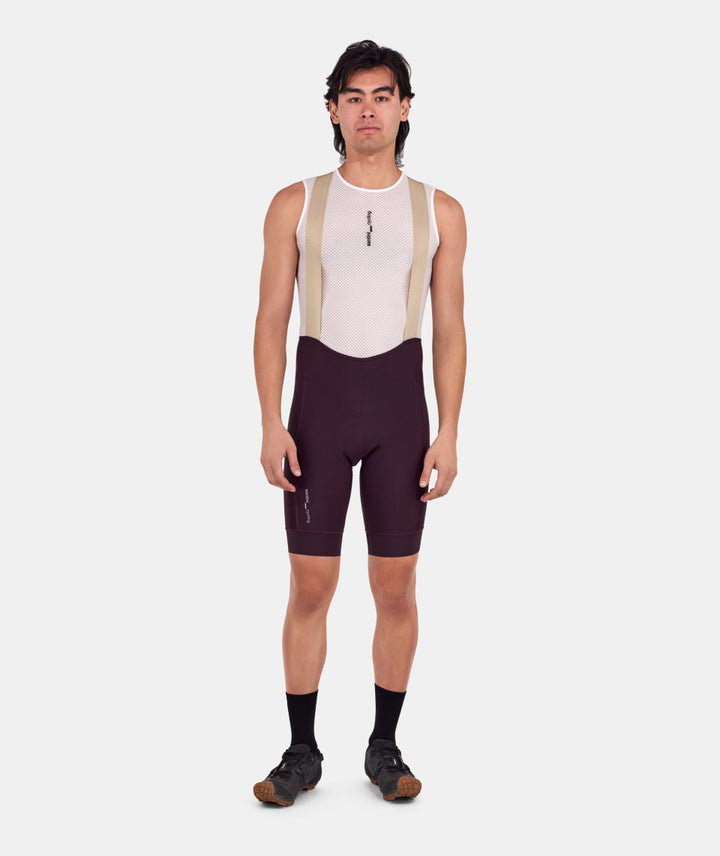 Santini Cargo Men's Cycling Bibshorts (Burgundy)