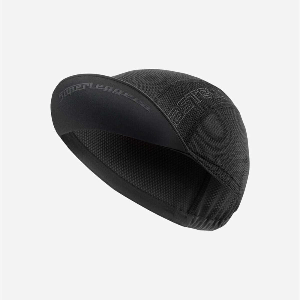 Castelli A/C 2 Unisex Cycling Cap (Black) - BUMSONTHESADDLE