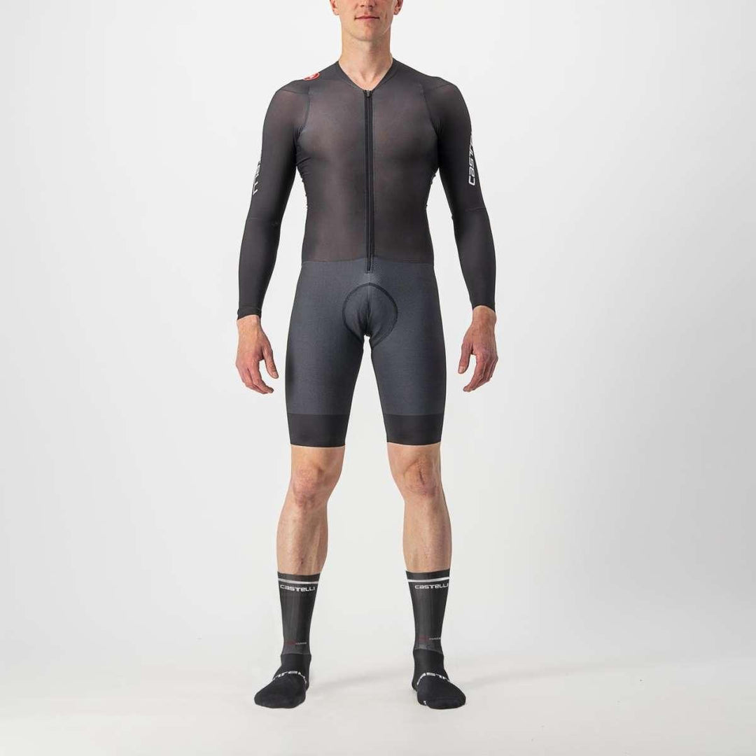 Castelli Body Paint 4.X Speed Mens Cycling Triathlon Suit (Black) - BUMSONTHESADDLE