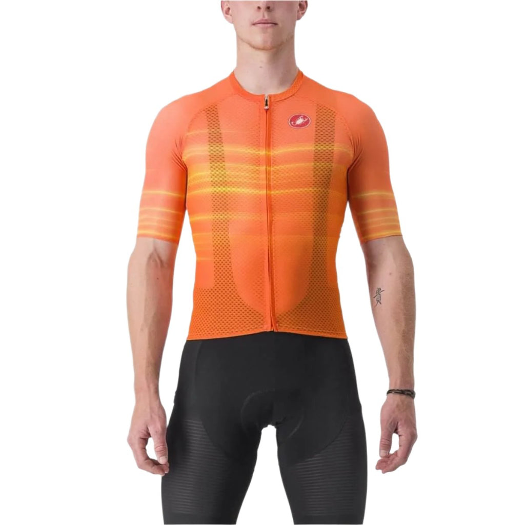 Castelli Climber's 3.0 SL2 Men's Cycling Jersey (Brilliant Orange
