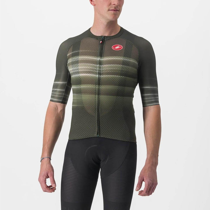 Castelli Climber's 3.0 SL2 Men's Cycling Jersey (Deep Green) - BUMSONTHESADDLE