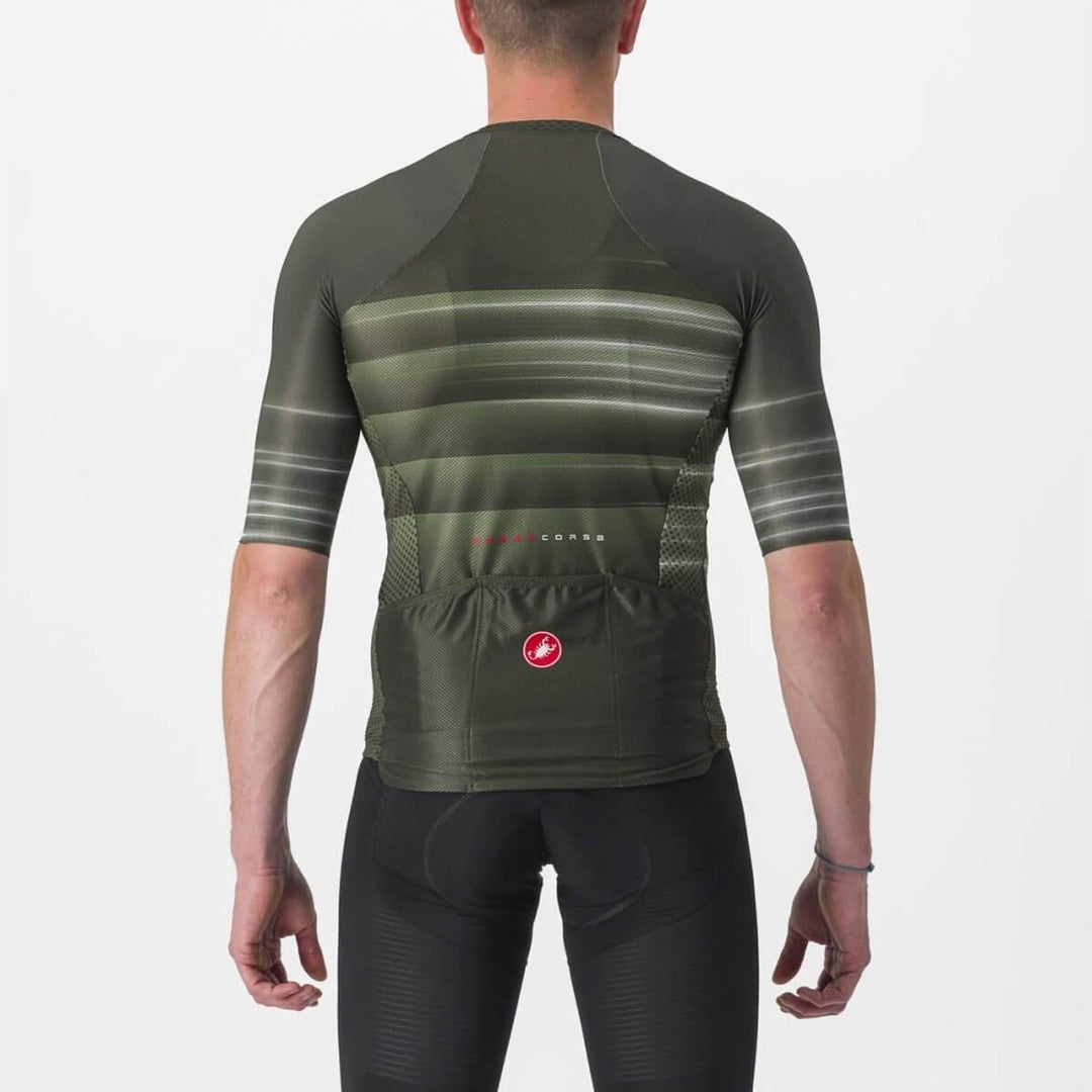 Castelli Climber's 3.0 SL2 Men's Cycling Jersey (Deep Green) - BUMSONTHESADDLE