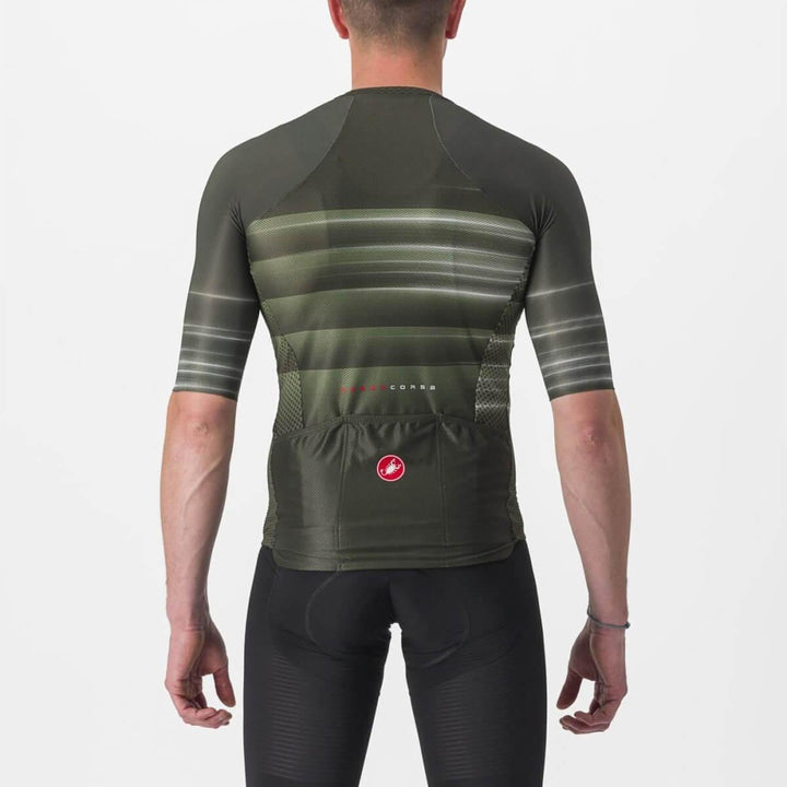 Castelli Climber's 3.0 SL2 Men's Cycling Jersey (Deep Green) - BUMSONTHESADDLE