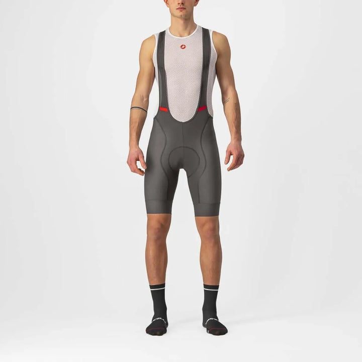 Castelli Competizione Mens Cycling Bibshorts (Forest Gray) - BUMSONTHESADDLE