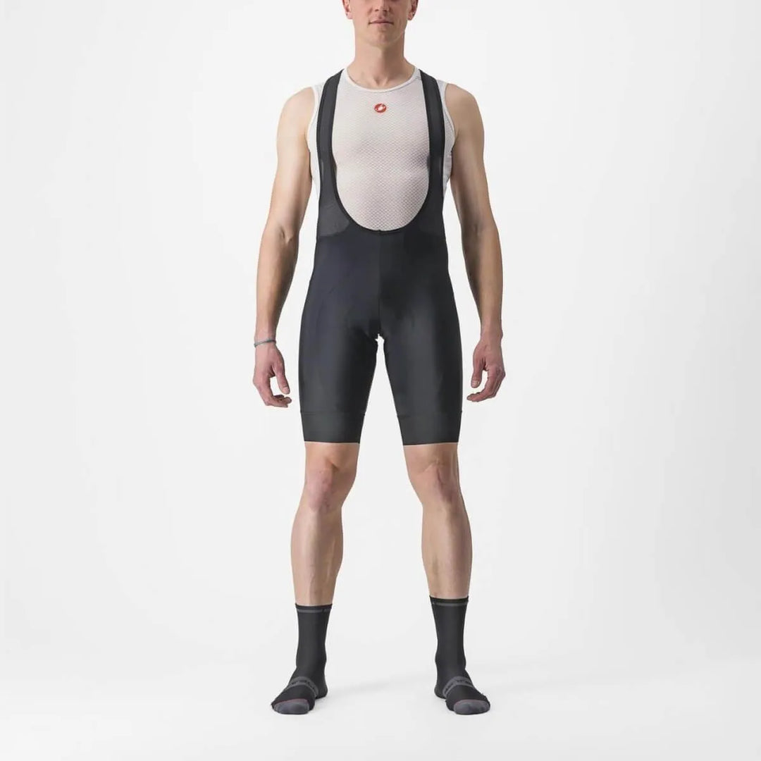 Castelli Entrata 2 Men's Cycling Bibshort (Black) - BUMSONTHESADDLE