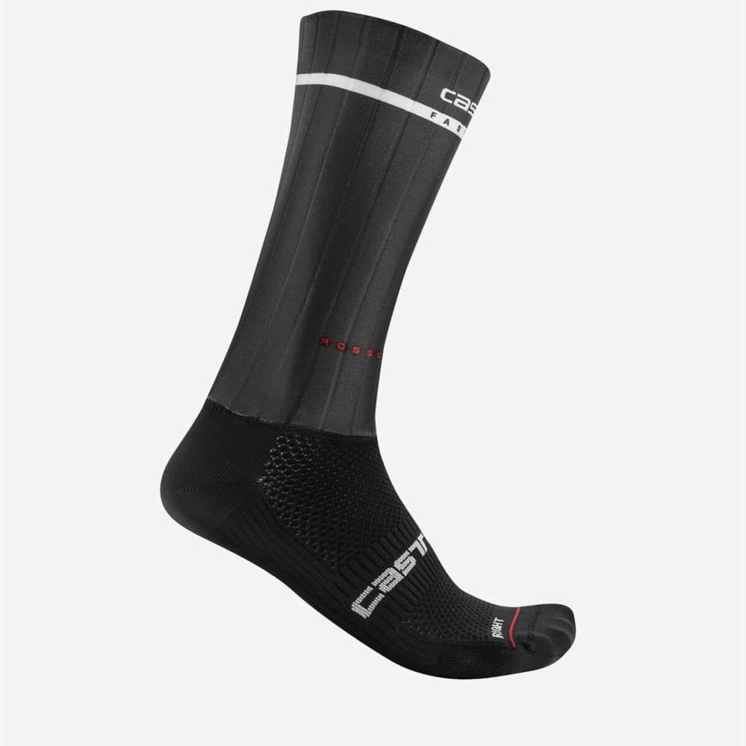 Castelli Fast Feet 2 Men's Cycling Socks (Black) - BUMSONTHESADDLE