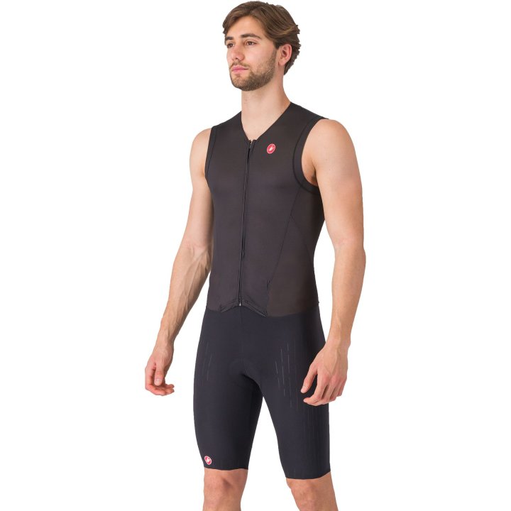 Castelli Free Sanremo 3 Sleeveless Men's Cycling Suit (Black)