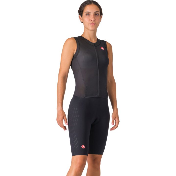 Castelli Free Sanremo 3 Sleeveless Women's Cycling Suit (Black)
