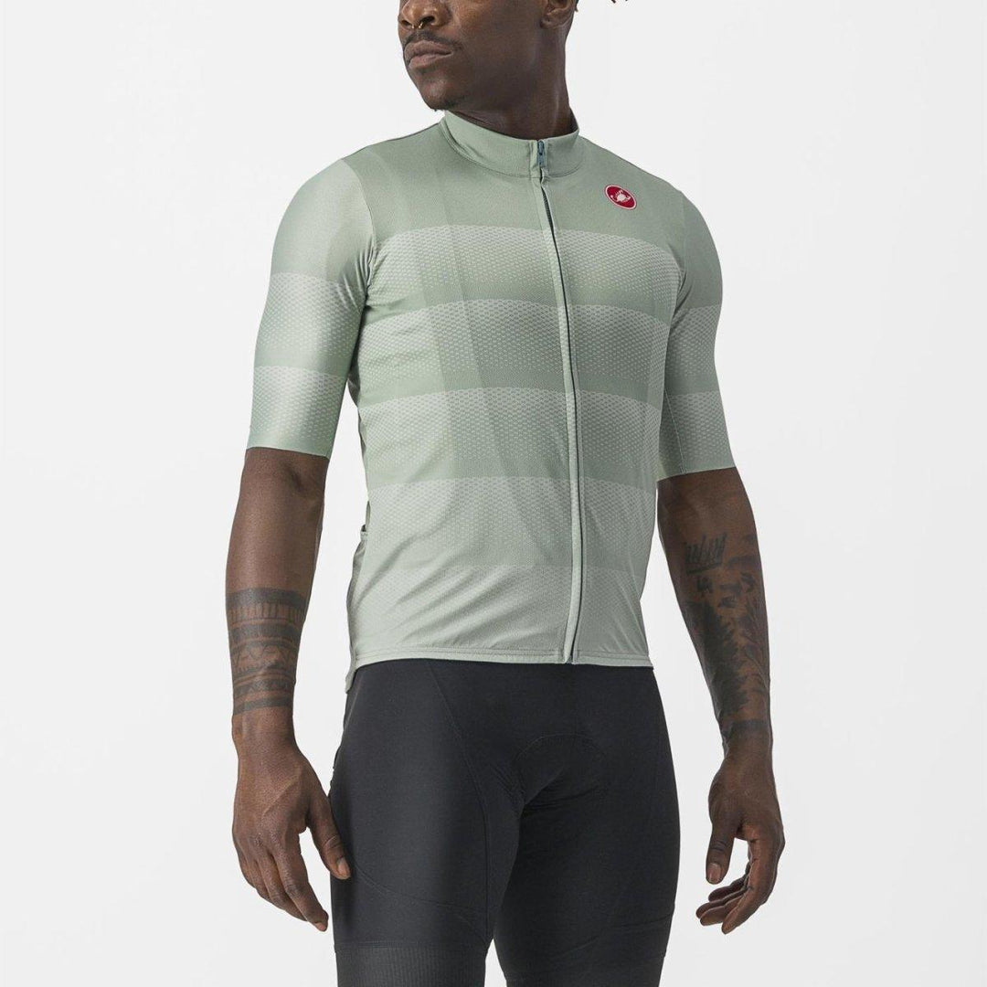 Castelli Livelli Men's Cycling Jersey (Defender Green) - BUMSONTHESADDLE