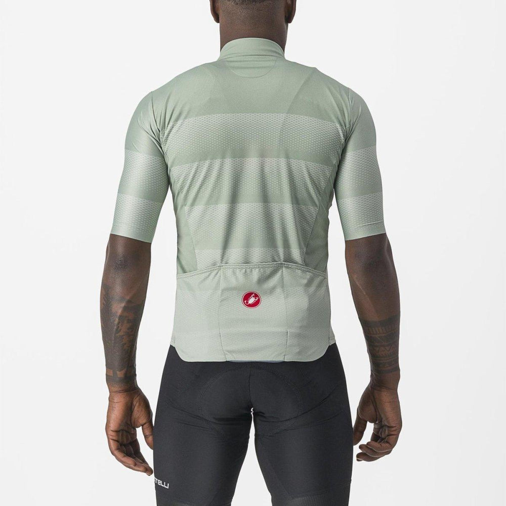 Castelli Livelli Men's Cycling Jersey (Defender Green) - BUMSONTHESADDLE
