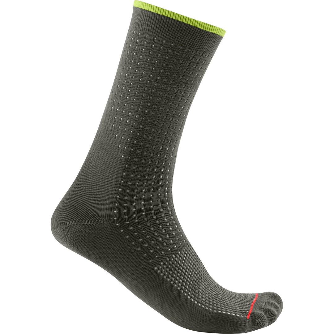 Castelli Premio 18 Men's Cycling Socks (Deep Green) - BUMSONTHESADDLE